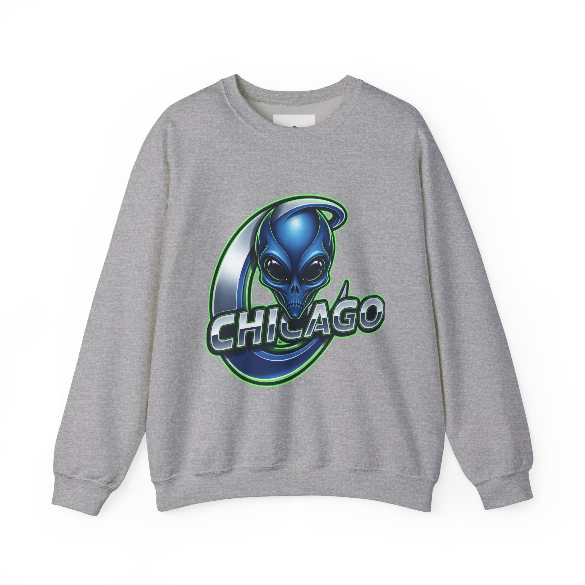 Chicago Alien Sweatshirt — Alien Graphic Crewneck