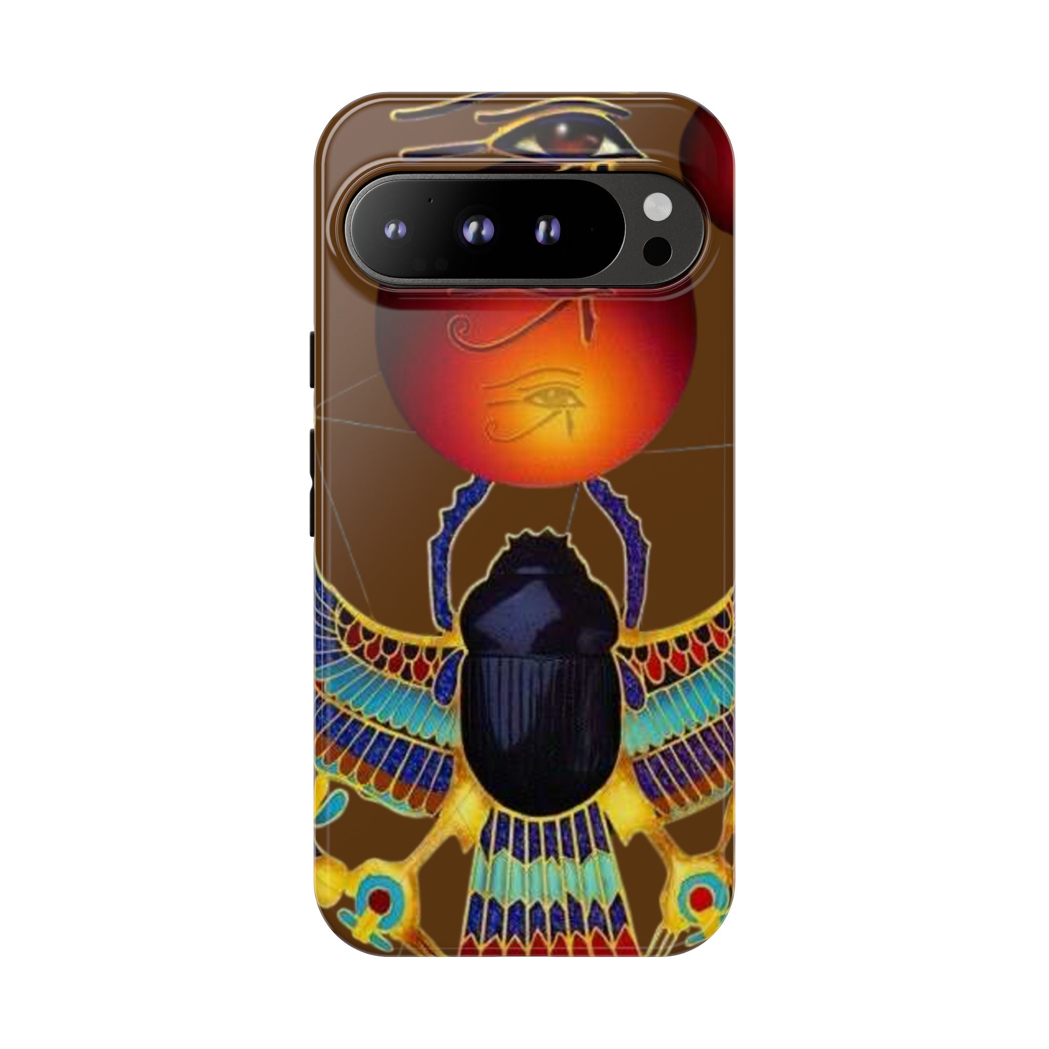 Egyptian Scarab Phone Case | Tough Cases for Unique Style, Protective Cases, Artistic Phone Covers, Gifts for Art Lovers