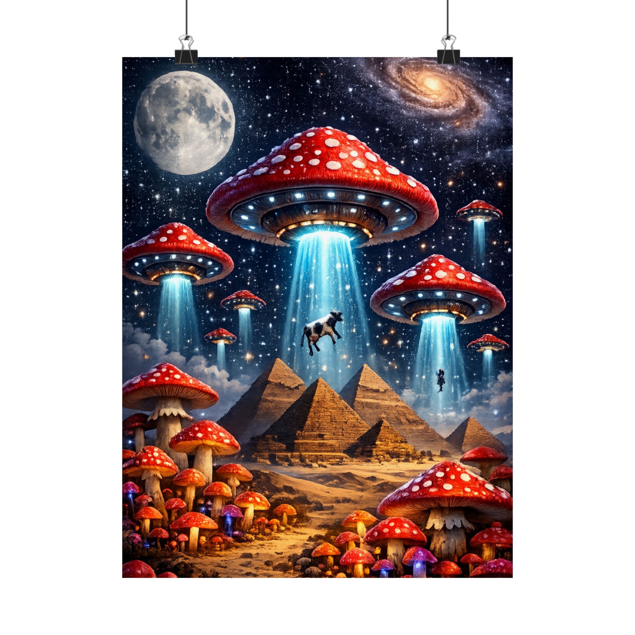 Mushroom Mothership Poster