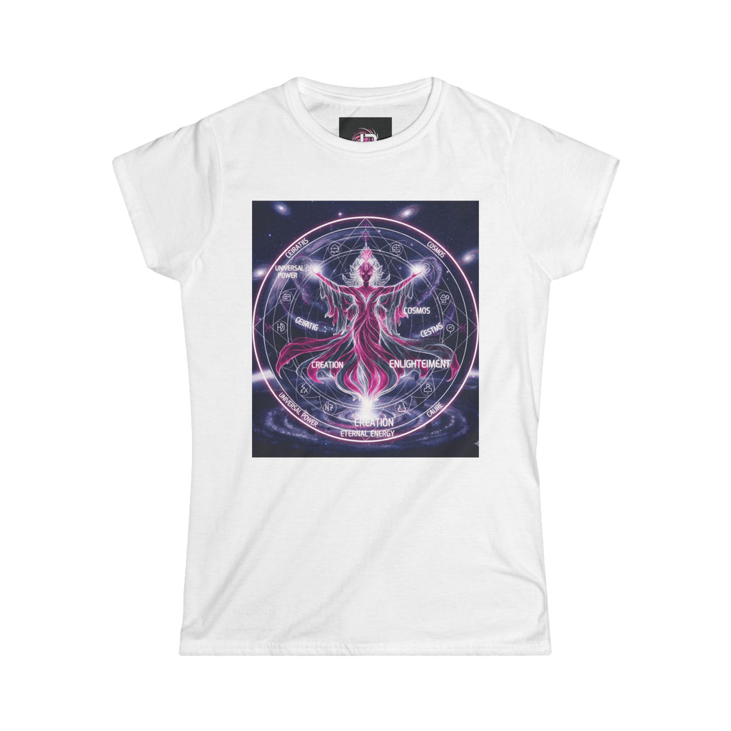 Women's Tee — Cosmic Feminine Energy Mandala (Strength • Healing • Transformation)