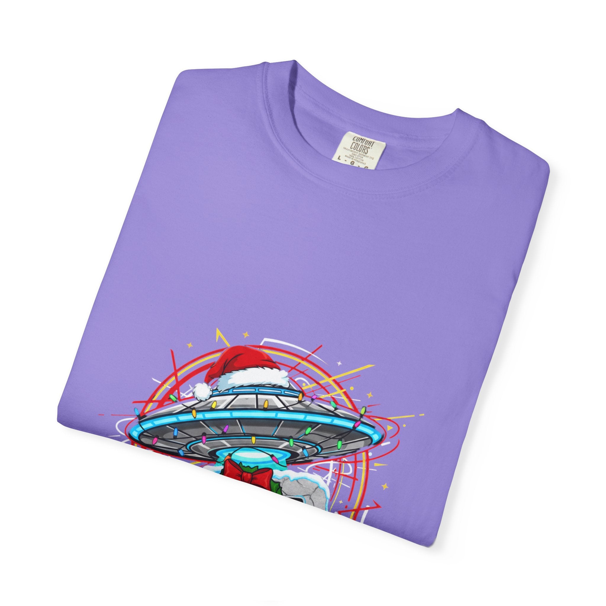 UFO Vacation Tee — Retro Alien Abduction Graphic T-Shirt