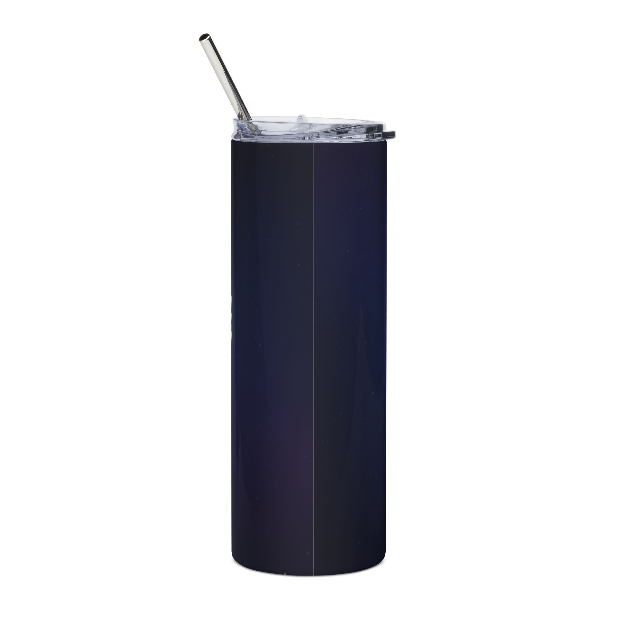 9th Grade Panther Stainless Steel Tumbler — 20oz Gold Crest Travel Cup Printify