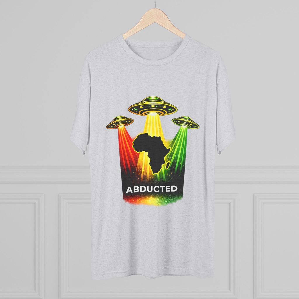 Abducted Africa T-Shirt — Rasta UFO Graphic Tee Printify