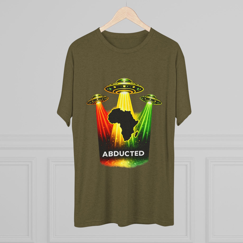 Abducted Africa T-Shirt — Rasta UFO Graphic Tee Printify