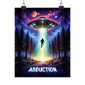 ABDUCTION — Cinematic UFO Art Print Printify