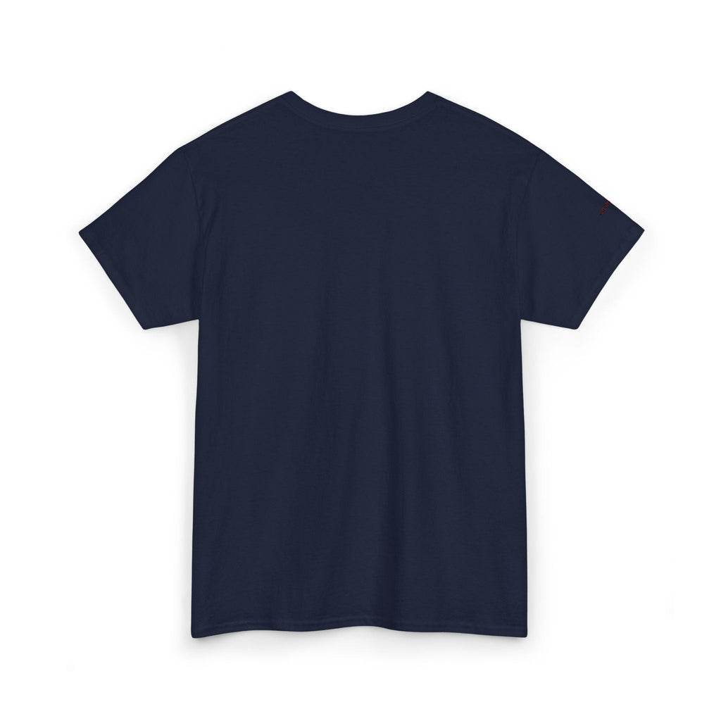 Abstract Galaxy Chest Tee — Small Colorful Nebula Graphic T-Shirt Printify