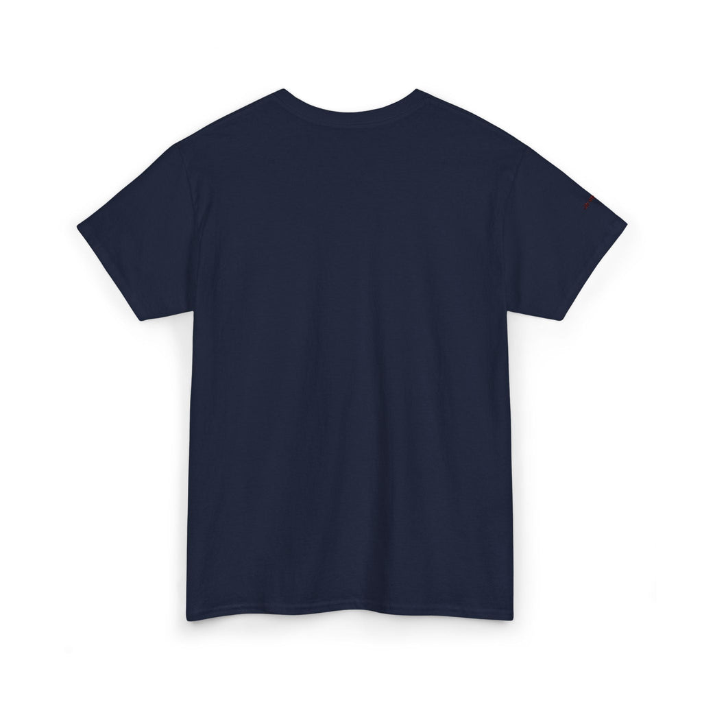 Abstract Galaxy Chest Tee — Small Colorful Nebula Graphic T-Shirt Printify