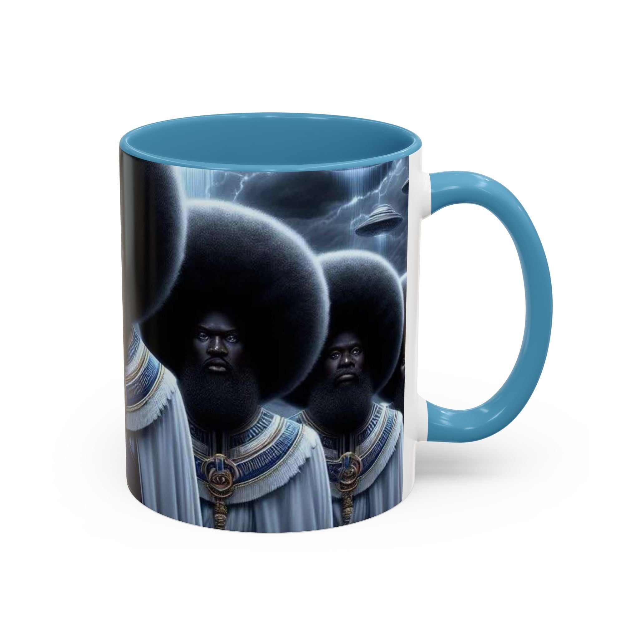 Accent Ceramic Coffee Mug 11 Oz And 15 Oz Sizes White Finish Ideal For Coffee And Tea