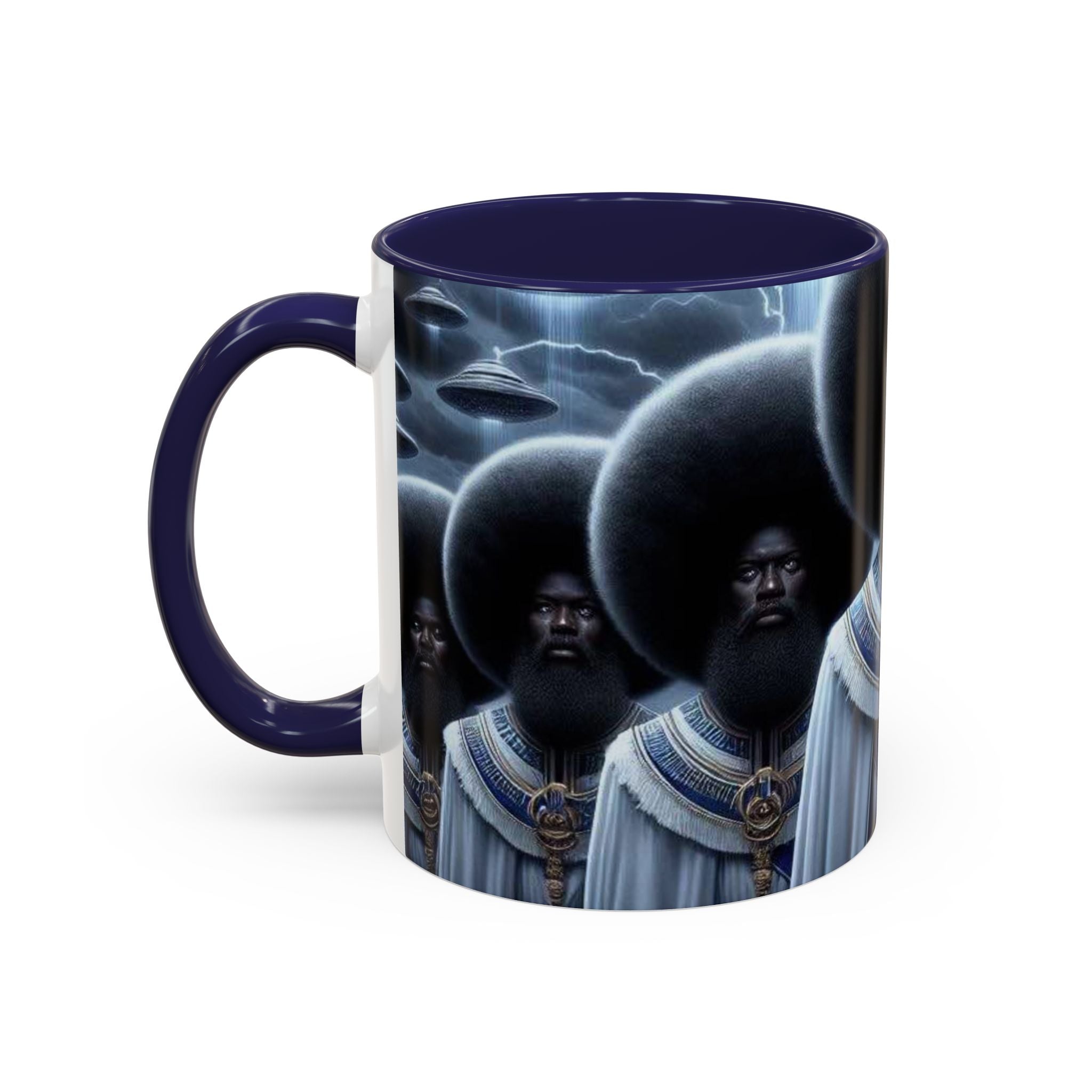 Accent Ceramic Coffee Mug 11 Oz And 15 Oz Sizes White Finish Ideal For Coffee And Tea