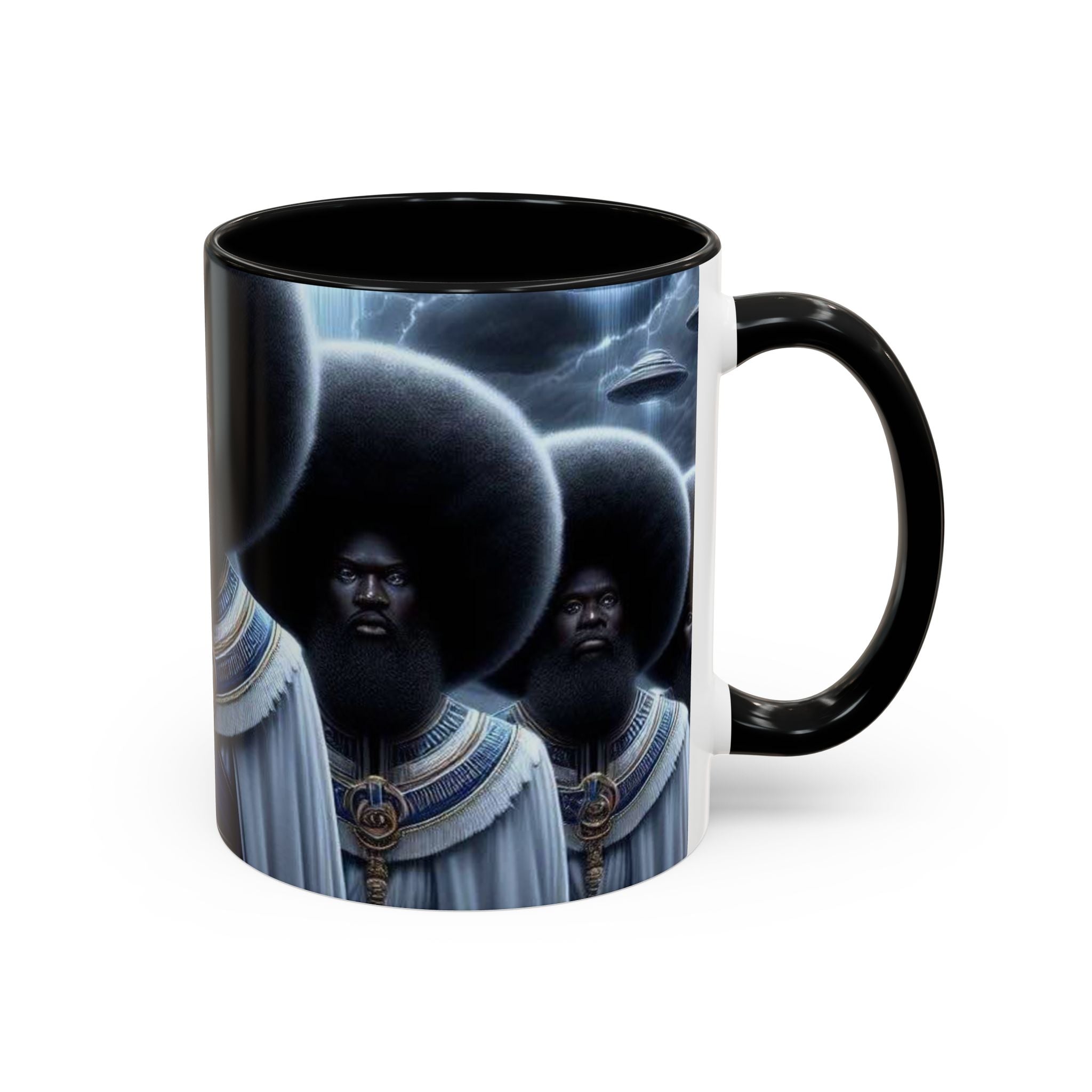 Accent Ceramic Coffee Mug 11 Oz And 15 Oz Sizes White Finish Ideal For Coffee And Tea