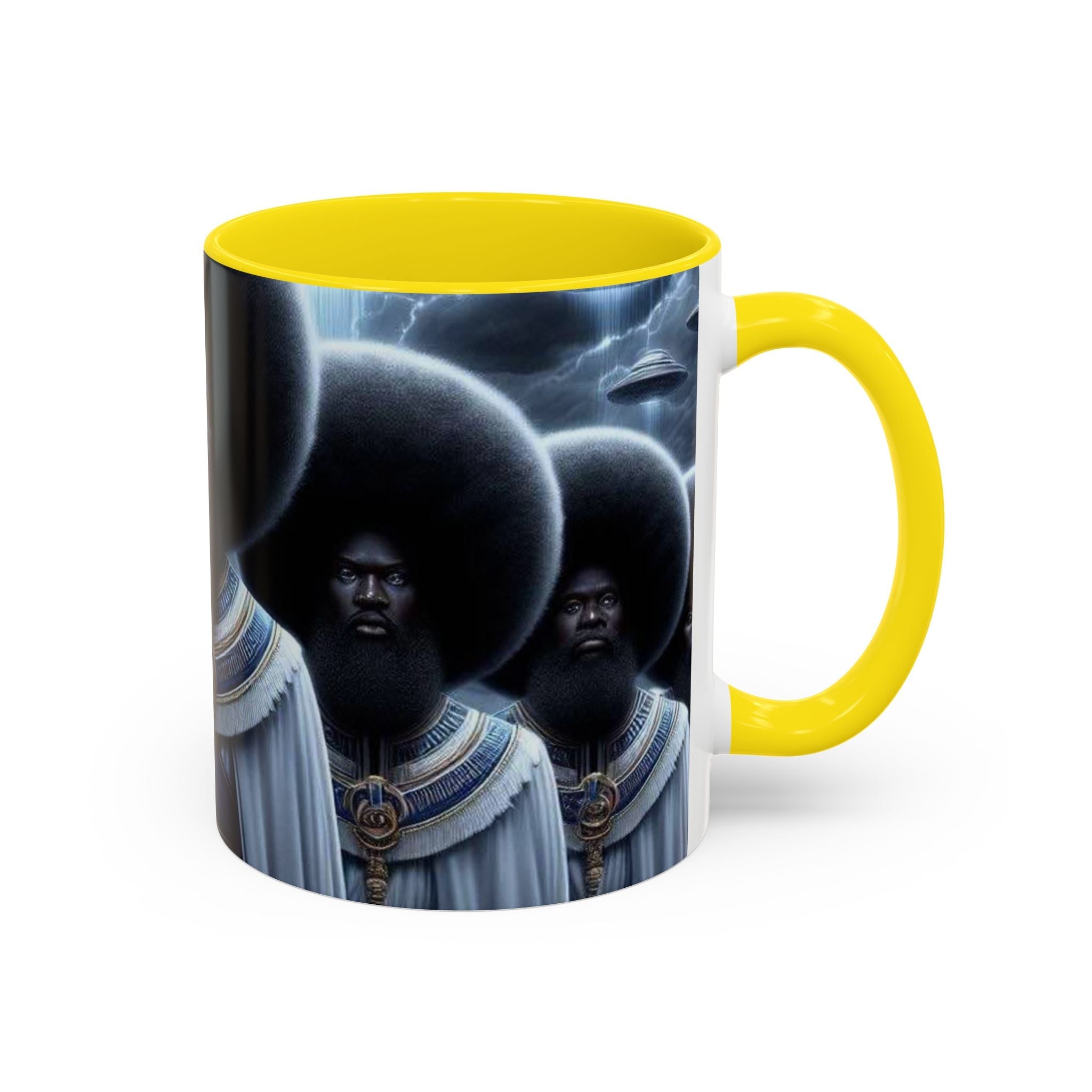 Accent Ceramic Coffee Mug 11 Oz And 15 Oz Sizes White Finish Ideal For Coffee And Tea