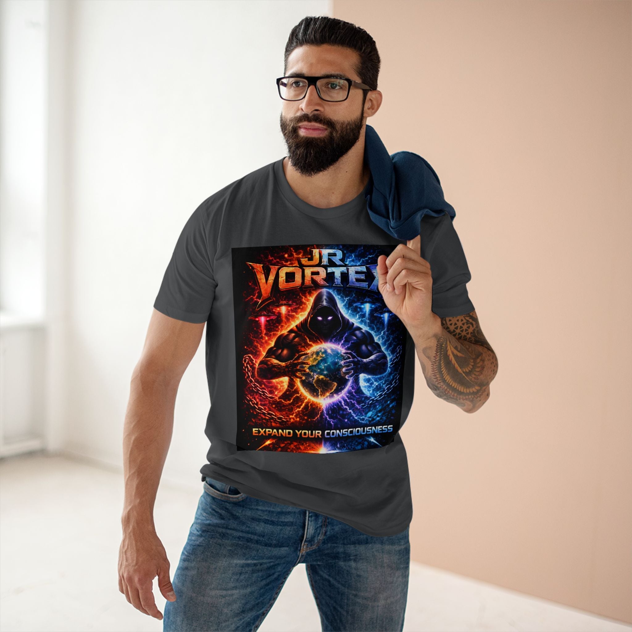 JR Vortex “Expand Your Consciousness” Graphic Tee Printify