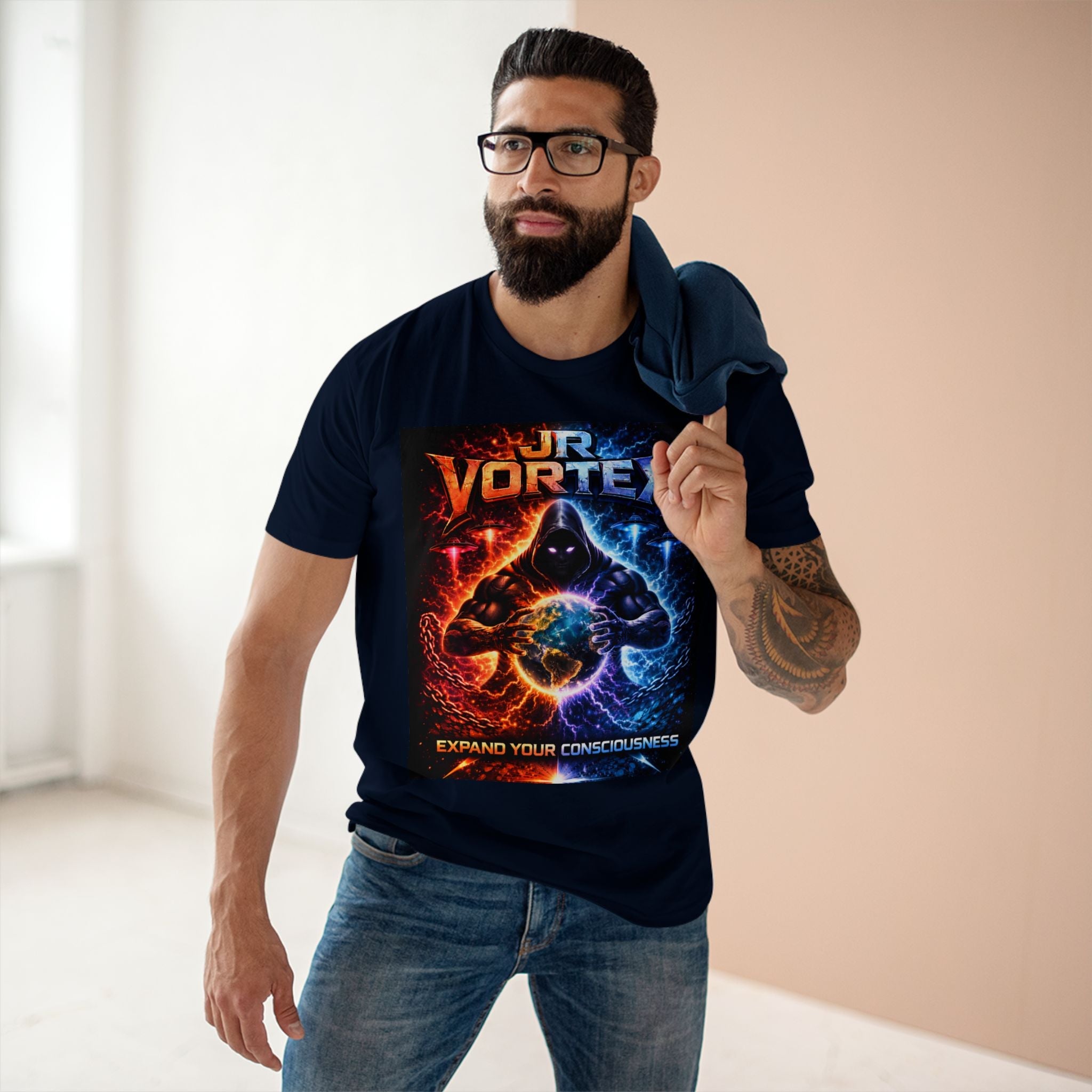 JR Vortex “Expand Your Consciousness” Graphic Tee Printify