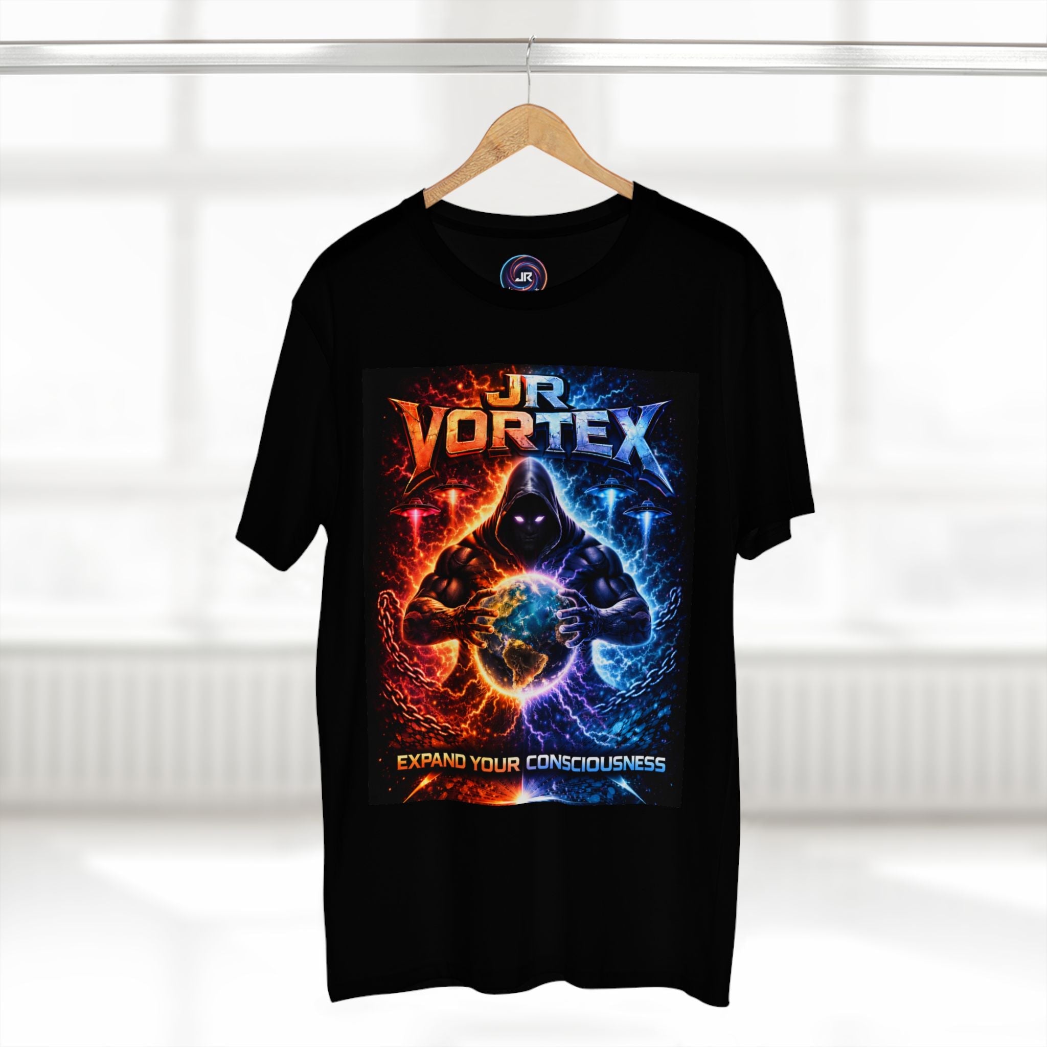 JR Vortex “Expand Your Consciousness” Graphic Tee Printify
