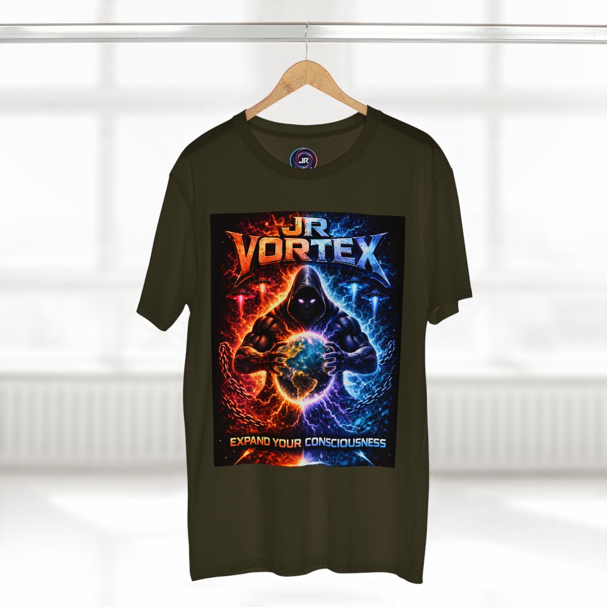 JR Vortex “Expand Your Consciousness” Graphic Tee Printify