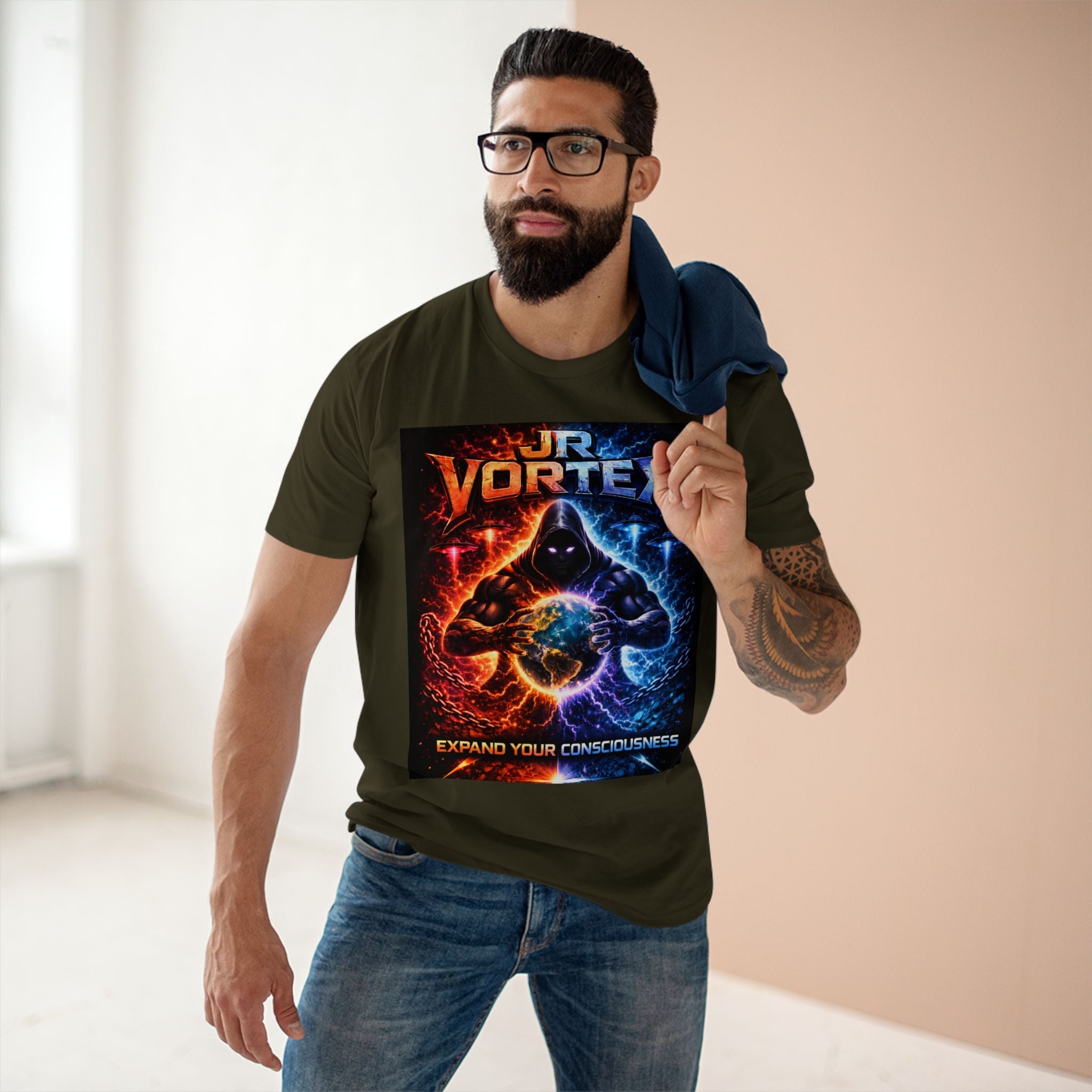 JR Vortex “Expand Your Consciousness” Graphic Tee Printify