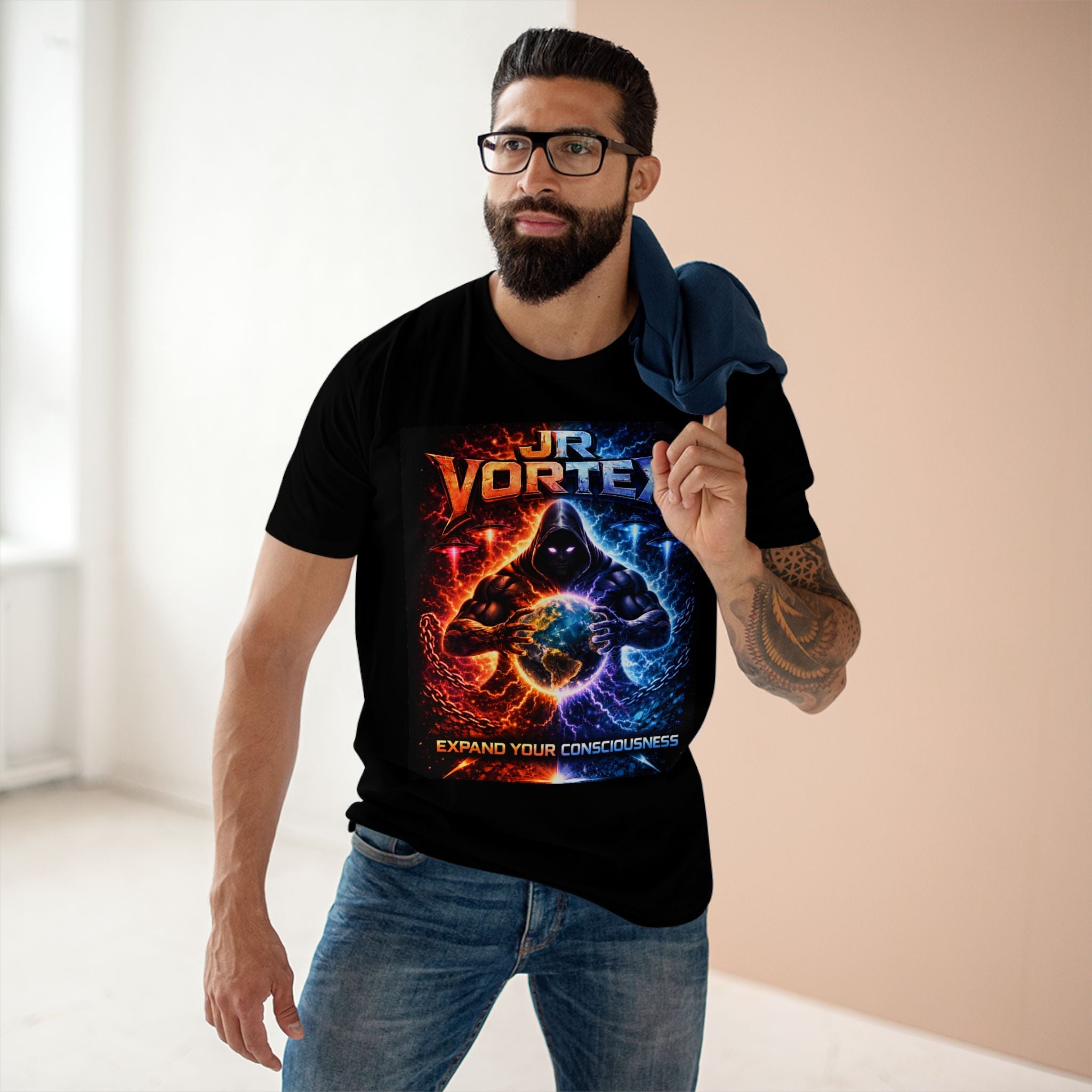 JR Vortex “Expand Your Consciousness” Graphic Tee Printify