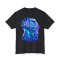Africa Map Graphic T-Shirt — "Africa" Neon Silhouette Printify
