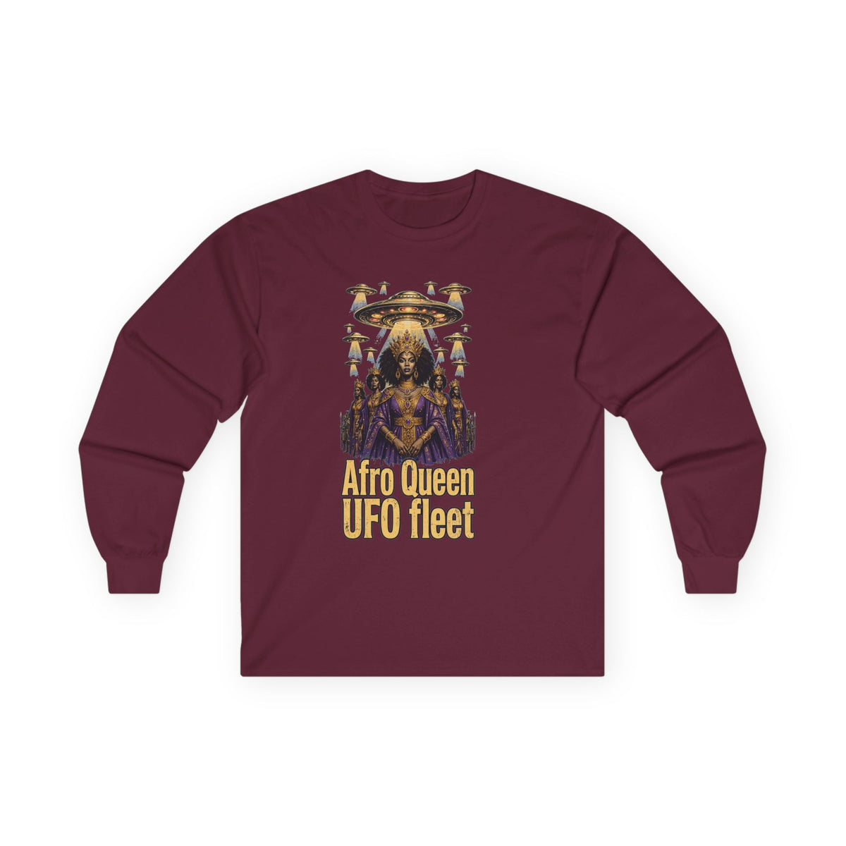Afro Queen UFO Fleet long sleeve tee - view 2