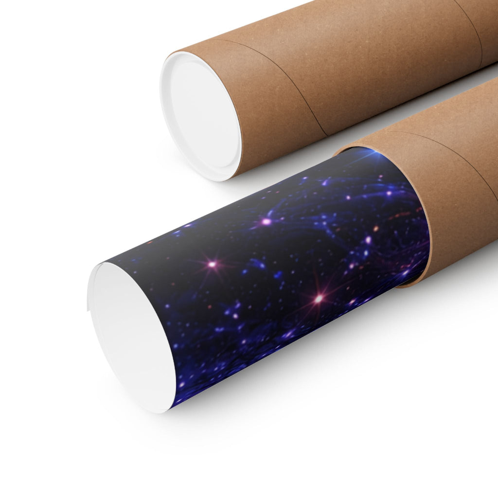 Afrocentric Cosmic Sisters Poster — Black Woman Space Art Print Printify