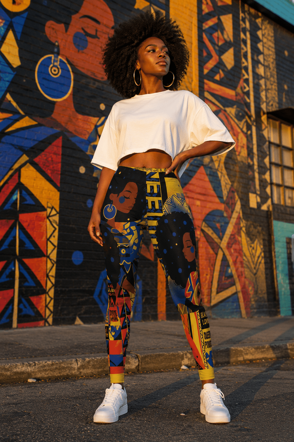 Afrocentric Pride Leggings | Women's AOP Casual Leggings