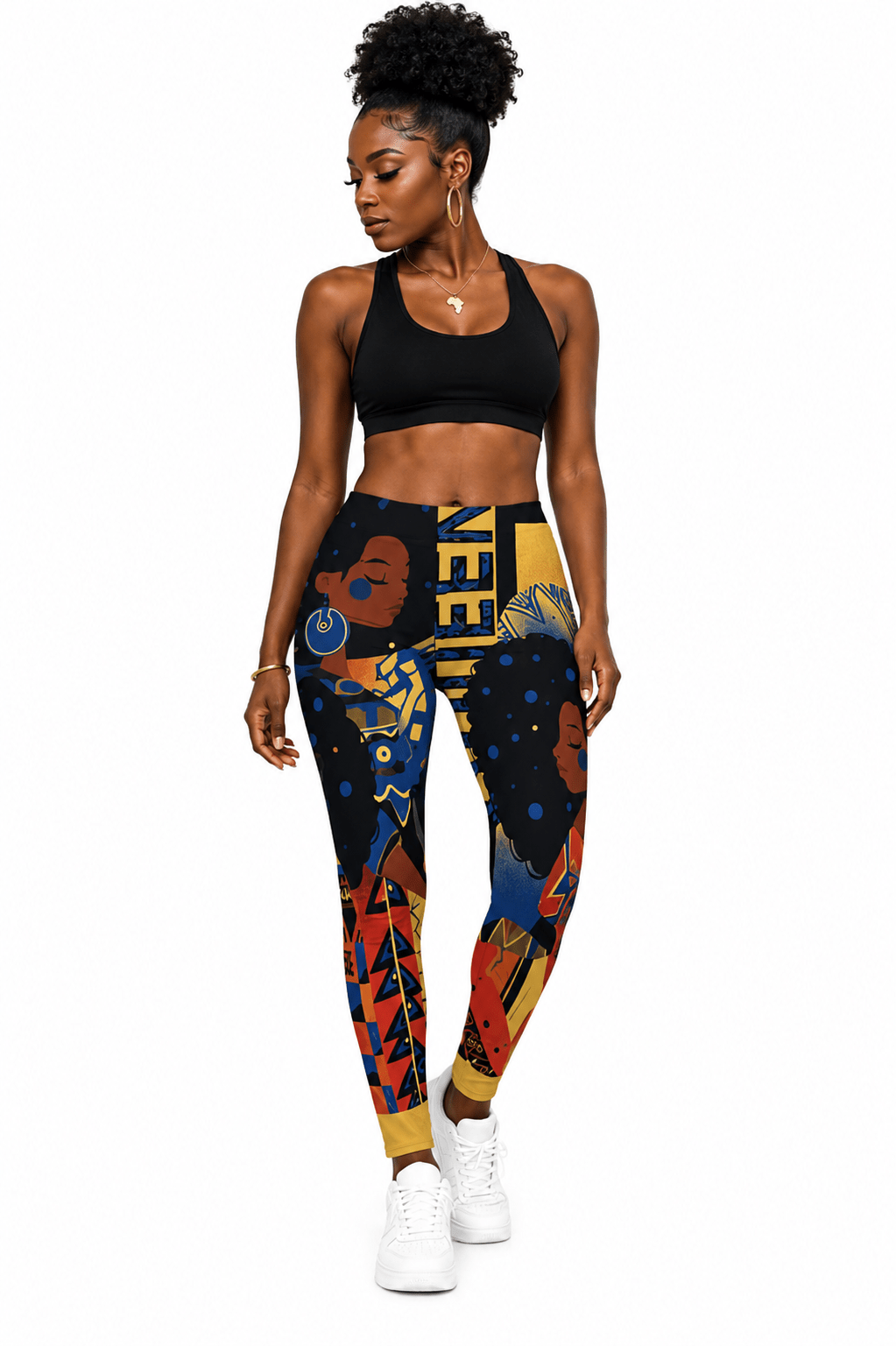 Afrocentric Pride Leggings | Women's AOP Casual Leggings
