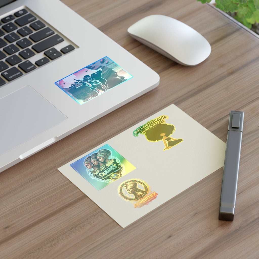 Afrocentric Queens Sticker Sheet — Black Girl Magic, Self-Love & Africa Pride Decals Printify