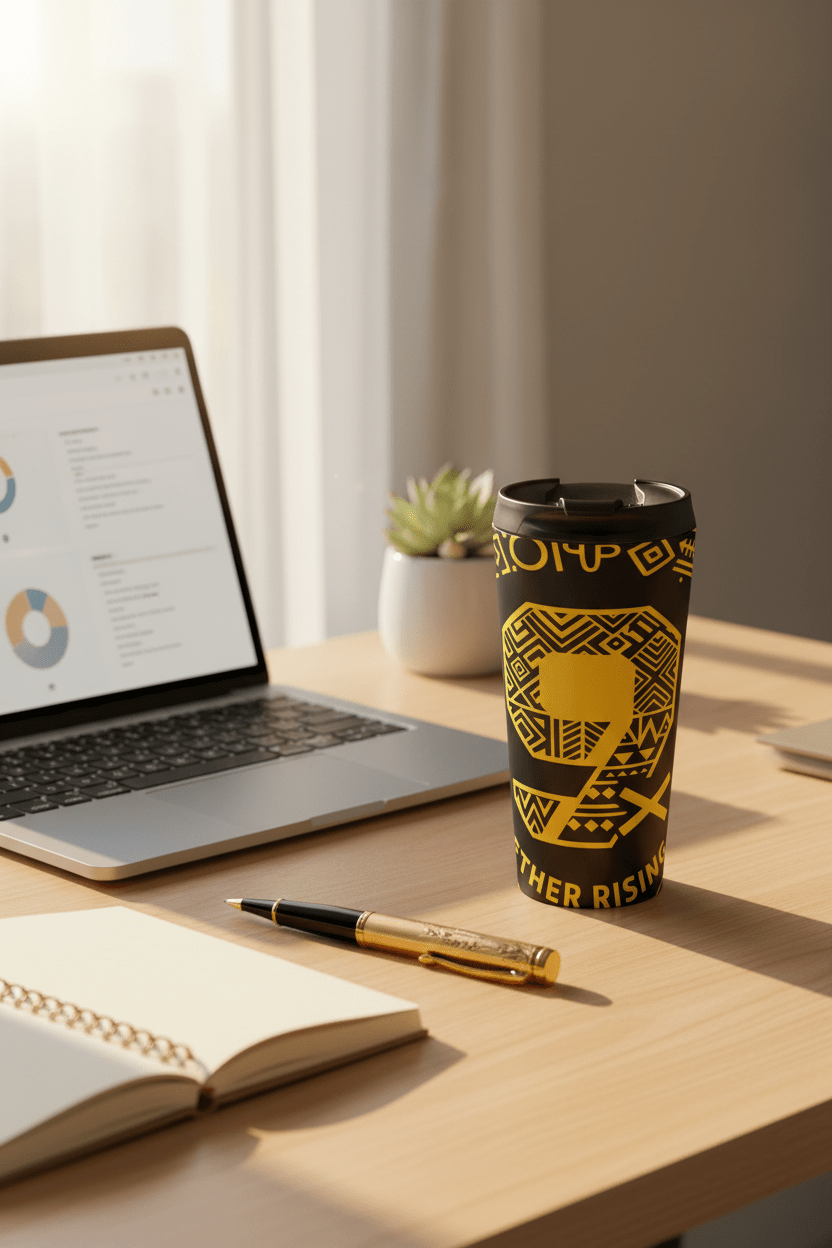 Morning Grind - JR Vortex Afrocentric Mug