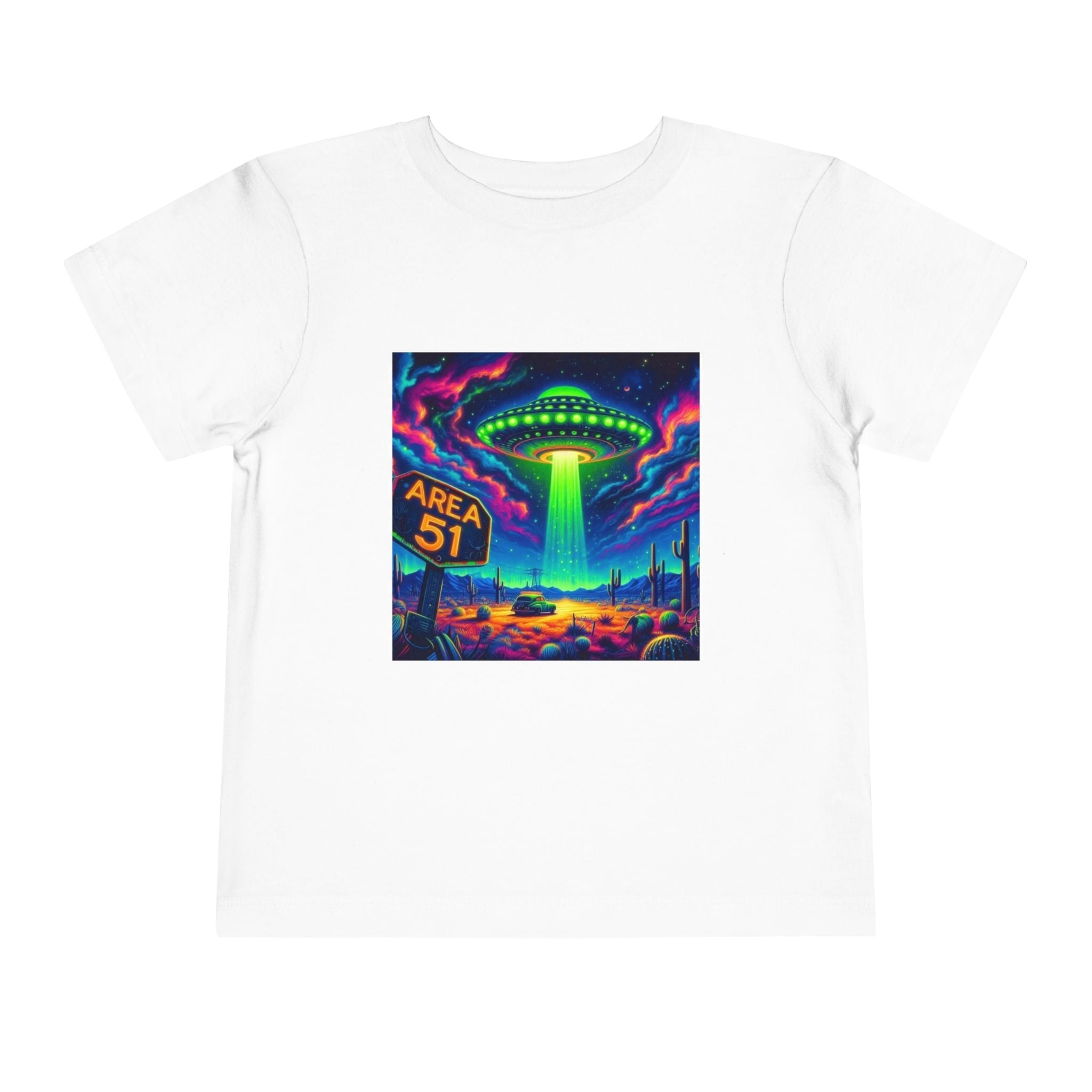 Alien Adventure Toddler Tee, Fun UFO Shirt, Area 51 Theme, Kids Graphic Tee, Outer Space Gift, Playful Summer Outfit