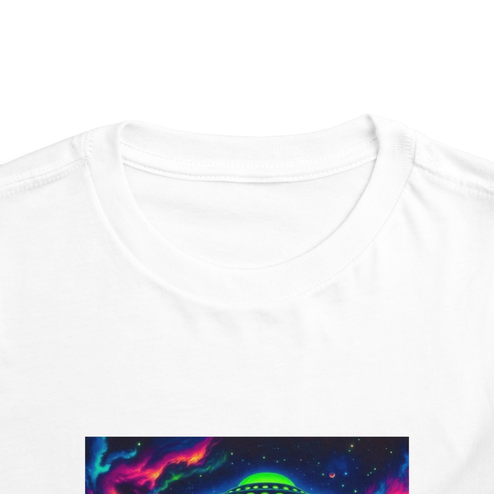 Alien Adventure Toddler Tee, Fun UFO Shirt, Area 51 Theme, Kids Graphic Tee, Outer Space Gift, Playful Summer Outfit