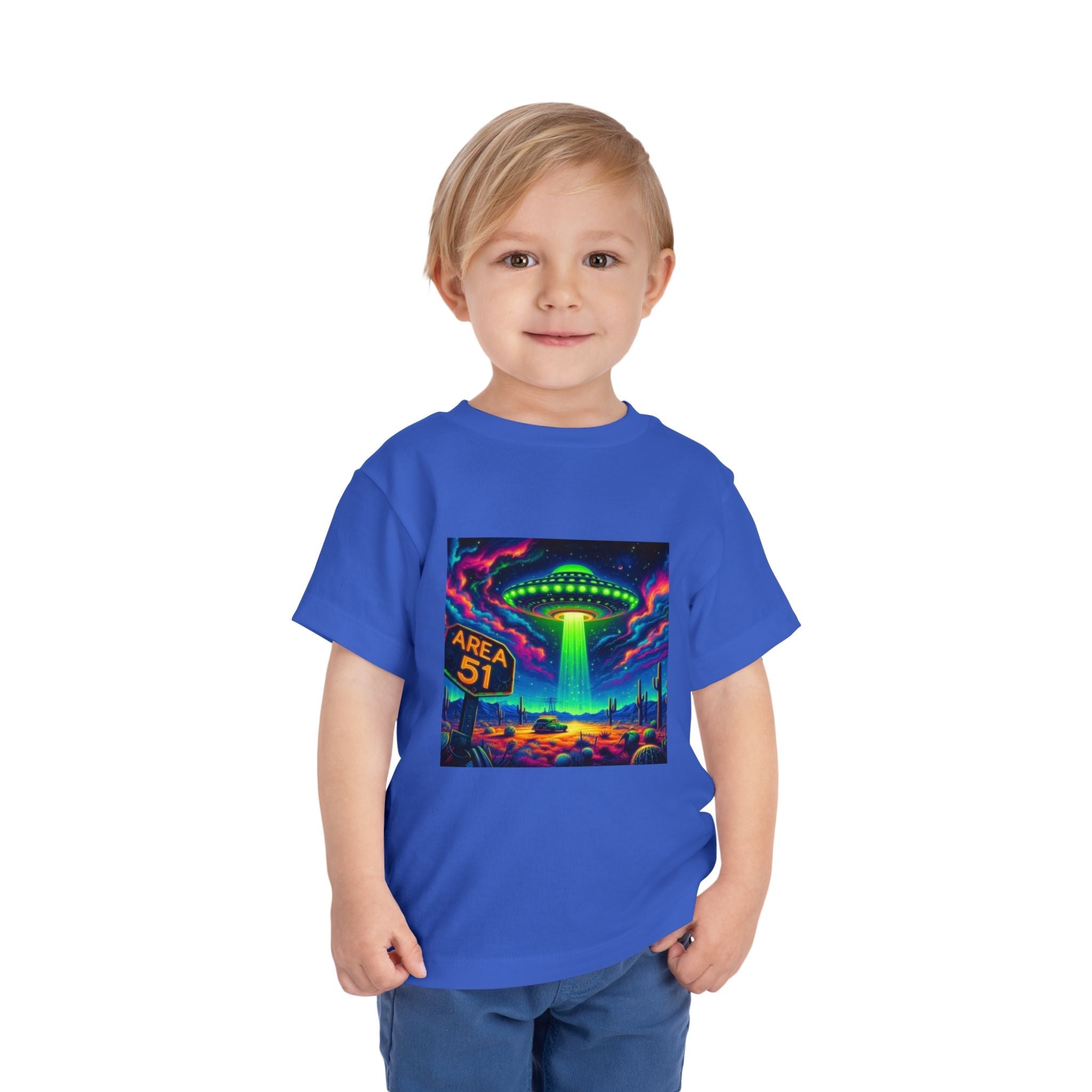 Alien Adventure Toddler Tee, Fun UFO Shirt, Area 51 Theme, Kids Graphic Tee, Outer Space Gift, Playful Summer Outfit