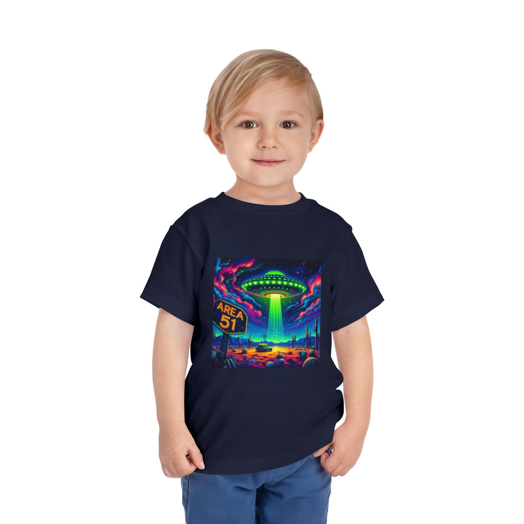 Alien Adventure Toddler Tee, Fun UFO Shirt, Area 51 Theme, Kids Graphic Tee, Outer Space Gift, Playful Summer Outfit