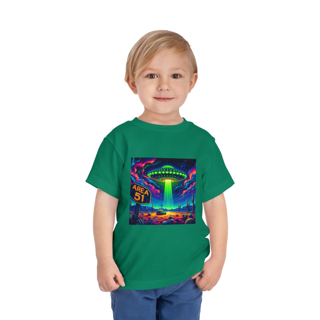 Alien Adventure Toddler Tee, Fun UFO Shirt, Area 51 Theme, Kids Graphic Tee, Outer Space Gift, Playful Summer Outfit