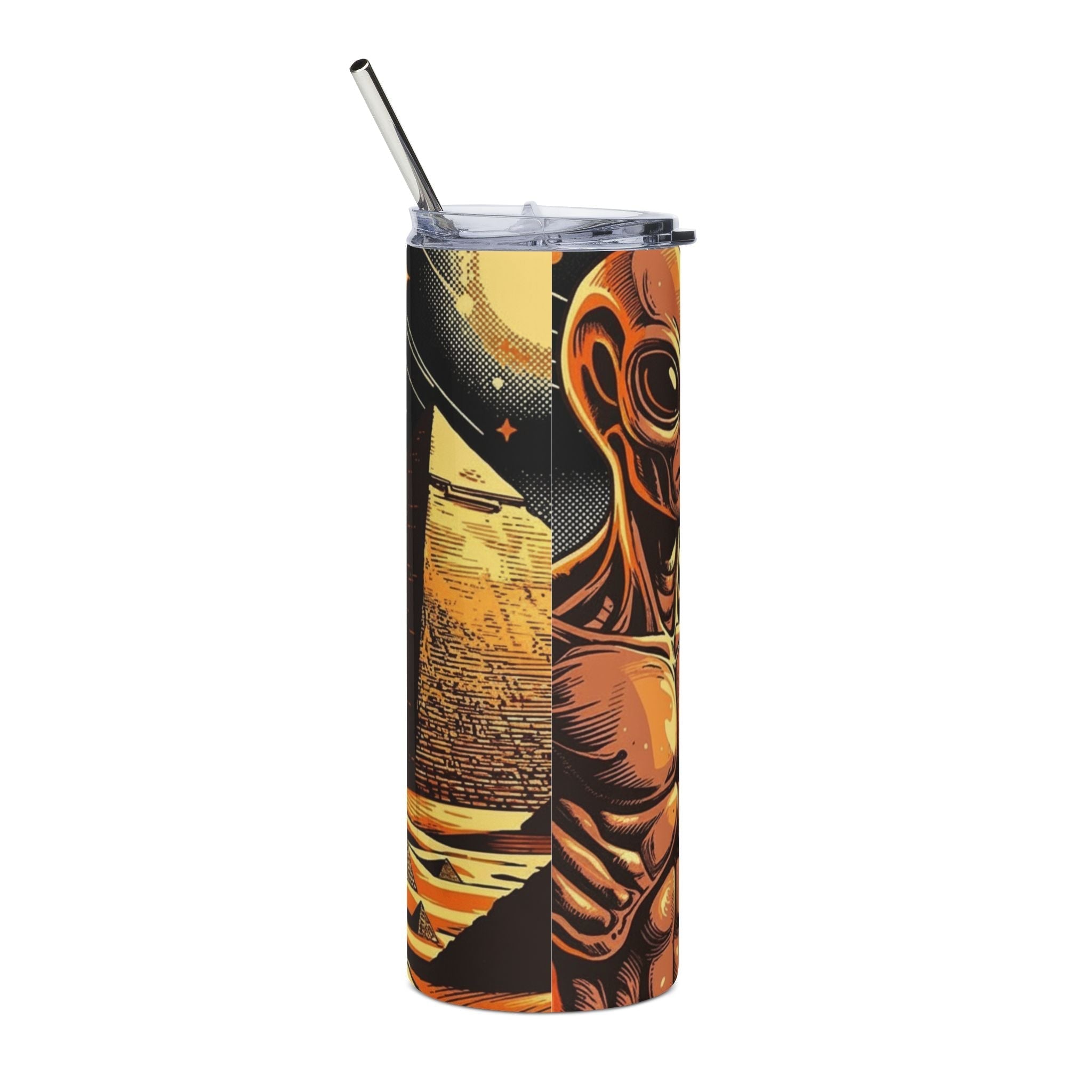 Alien Adventure Tumbler – 20oz Stainless Steel | Alien Utopia Printify