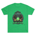 Alien Attack Unisex Tri-Blend Tee - Fun Graphic Tee for Sci-Fi Lovers Printify