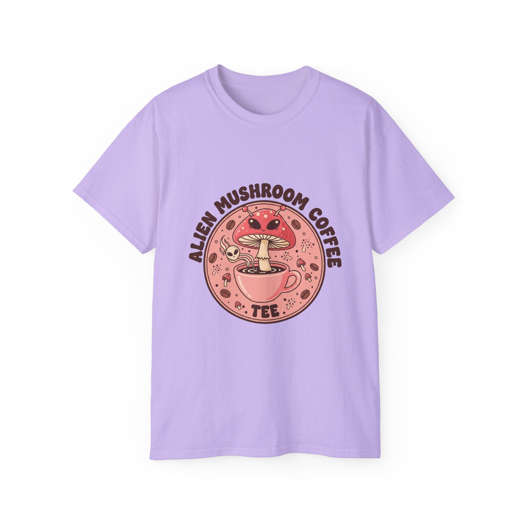 Alien Coffee T-Shirt — Retro Space Coffee Lover Tee Printify