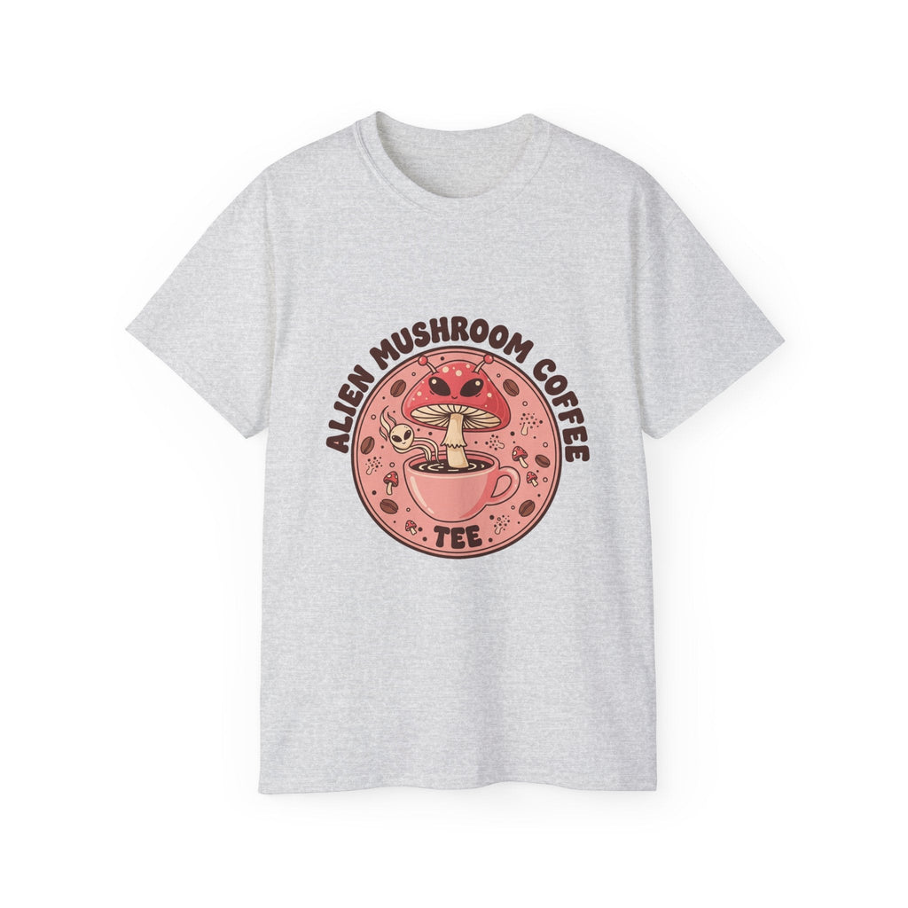 Alien Coffee T-Shirt — Retro Space Coffee Lover Tee Printify