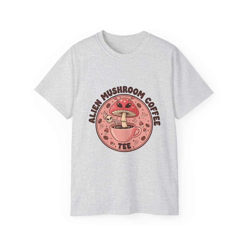 Alien Coffee T-Shirt — Retro Space Coffee Lover Tee Printify