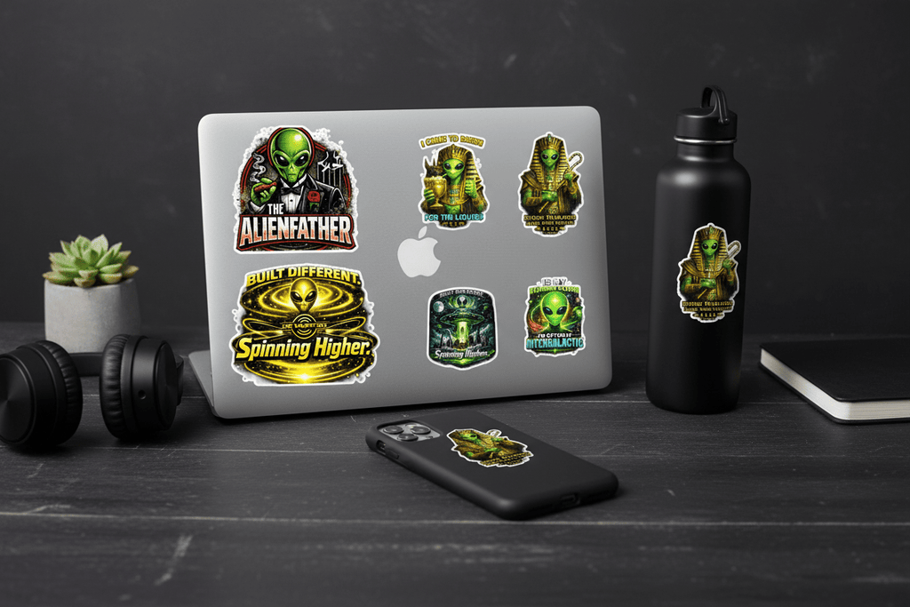 JR Vortex Stickers — Applied Lifestyle Shot