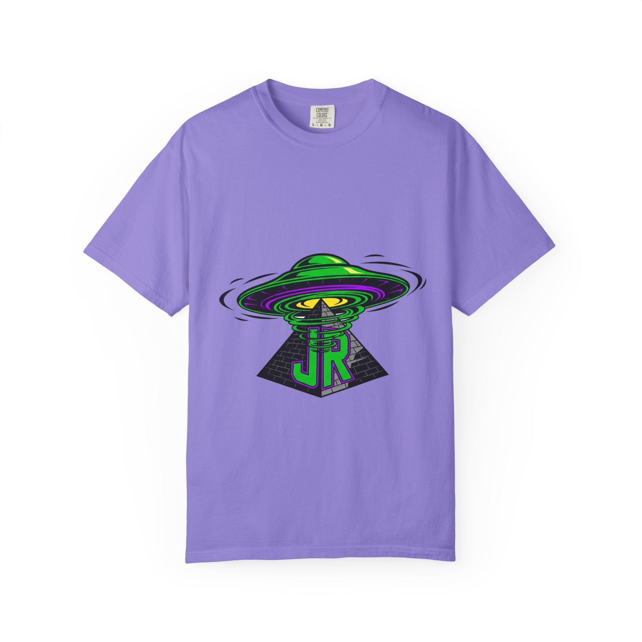 Alien Graphic T-Shirt, Cosmic Tee, Unisex Casual Wear, Perfect for Festivals, Gifts for Sci-Fi Fans, Unique Art Tee