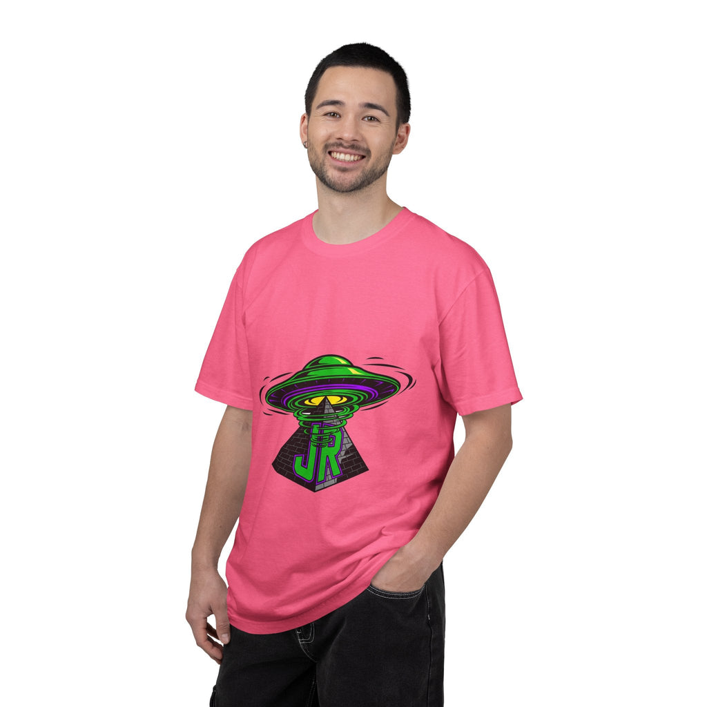 Alien Graphic T-Shirt, Cosmic Tee, Unisex Casual Wear, Perfect for Festivals, Gifts for Sci-Fi Fans, Unique Art Tee