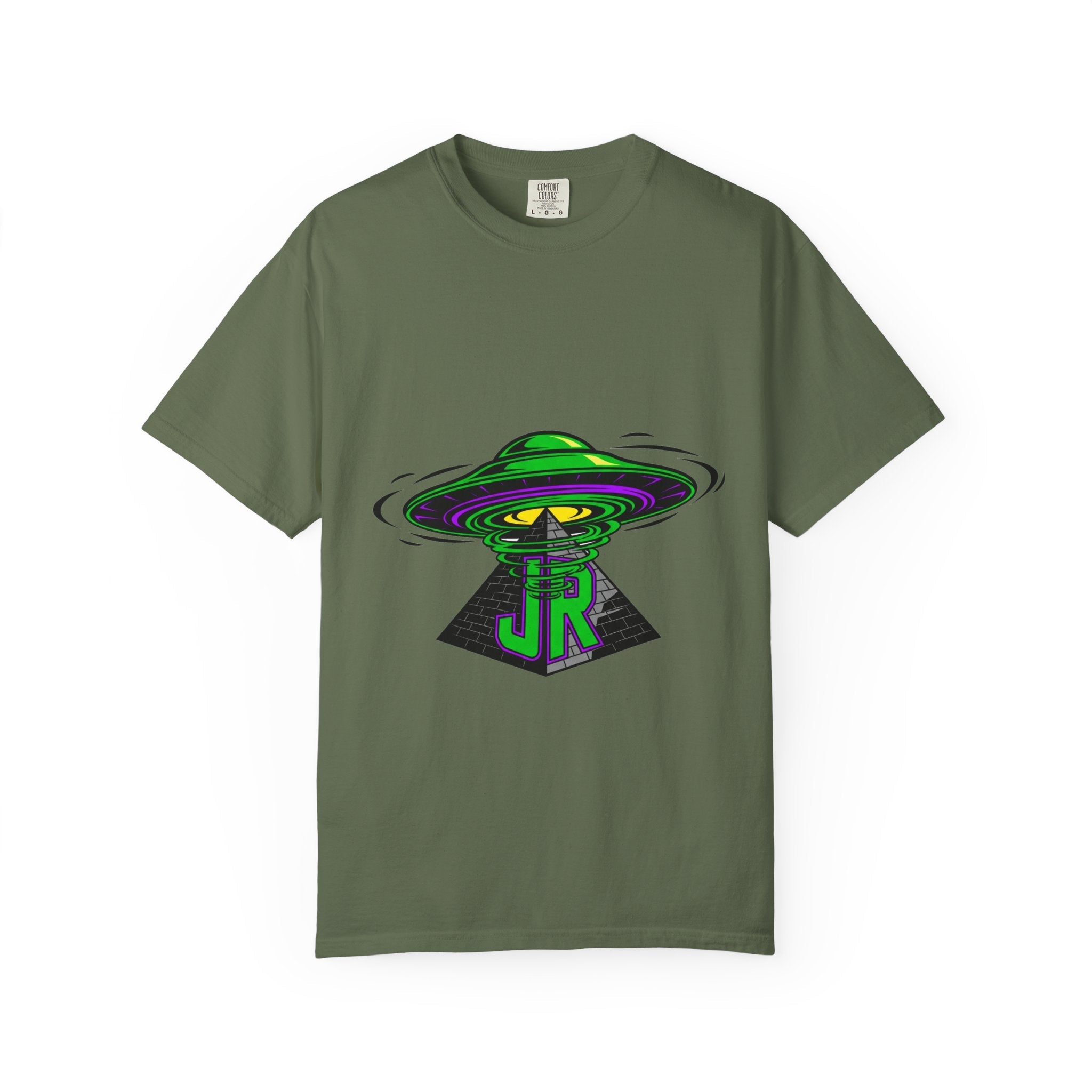 Alien Graphic T-Shirt, Cosmic Tee, Unisex Casual Wear, Perfect for Festivals, Gifts for Sci-Fi Fans, Unique Art Tee