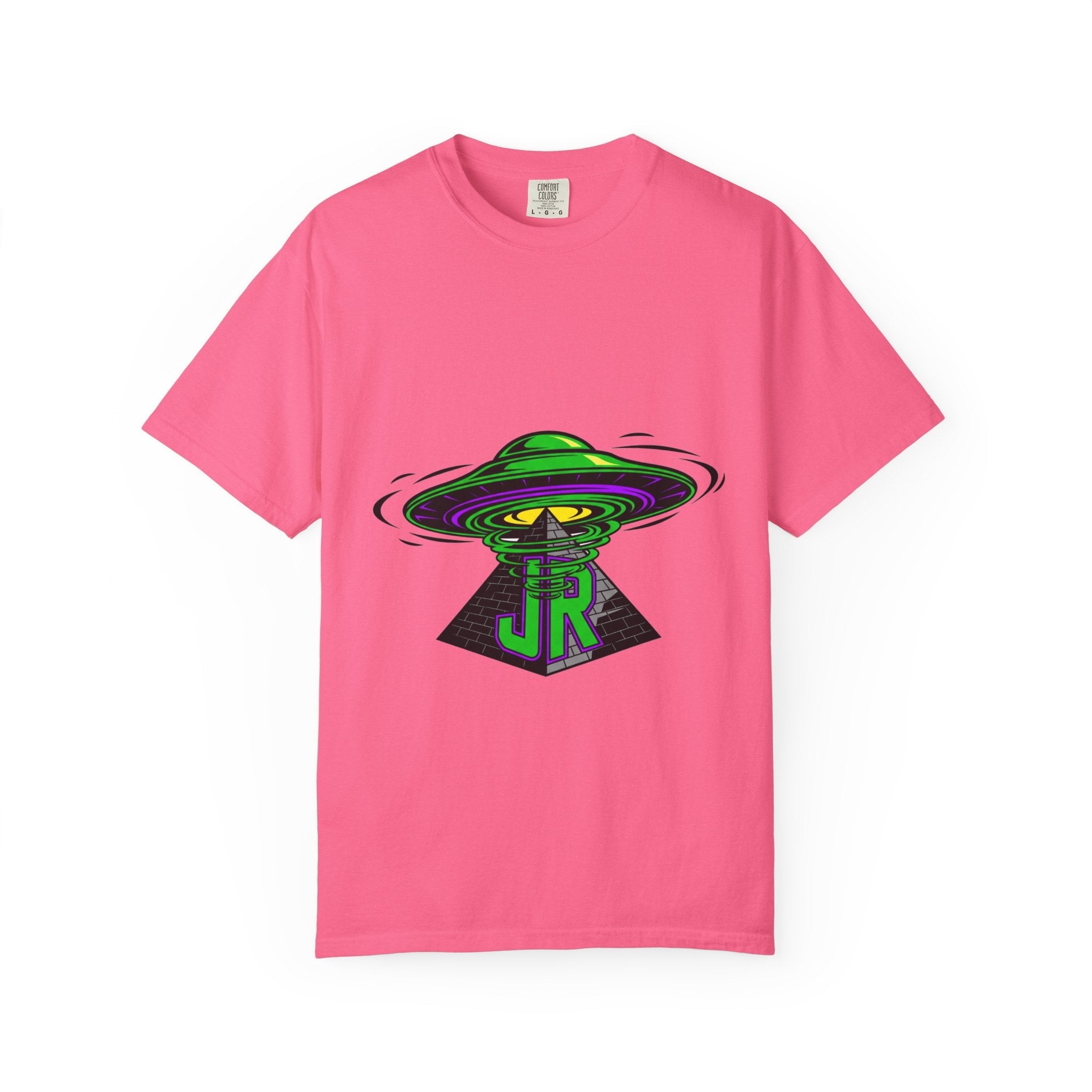 Alien Graphic T-Shirt, Cosmic Tee, Unisex Casual Wear, Perfect for Festivals, Gifts for Sci-Fi Fans, Unique Art Tee