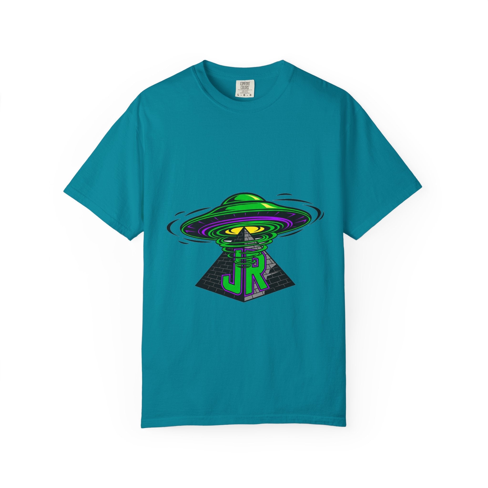 Alien Graphic T-Shirt, Cosmic Tee, Unisex Casual Wear, Perfect for Festivals, Gifts for Sci-Fi Fans, Unique Art Tee