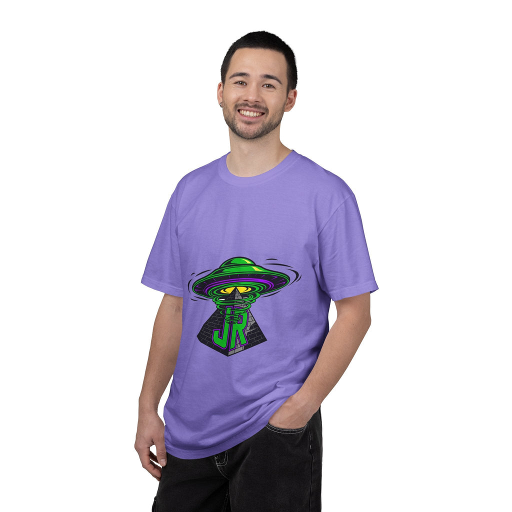 Alien Graphic T-Shirt, Cosmic Tee, Unisex Casual Wear, Perfect for Festivals, Gifts for Sci-Fi Fans, Unique Art Tee