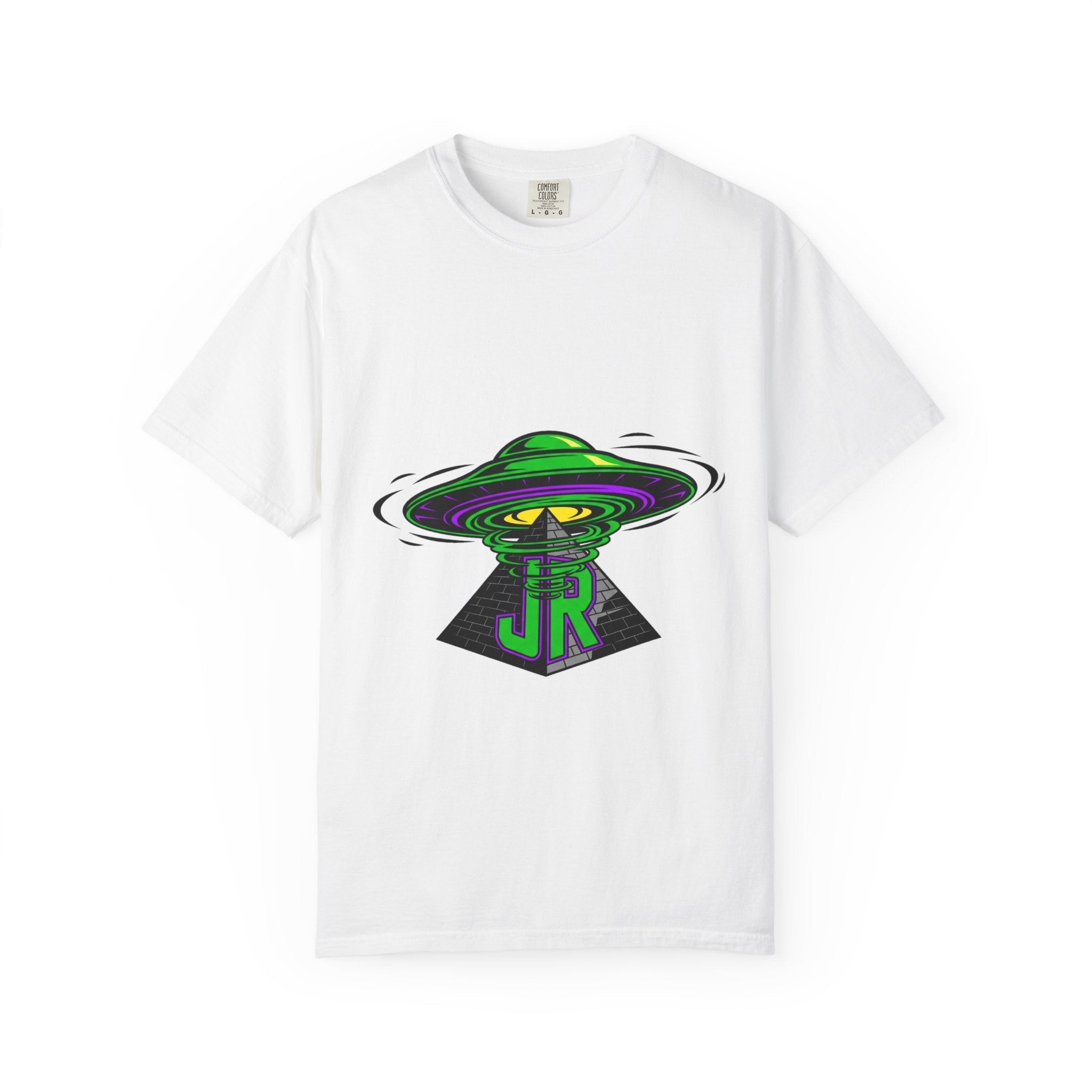 Alien Graphic T-Shirt, Cosmic Tee, Unisex Casual Wear, Perfect for Festivals, Gifts for Sci-Fi Fans, Unique Art Tee