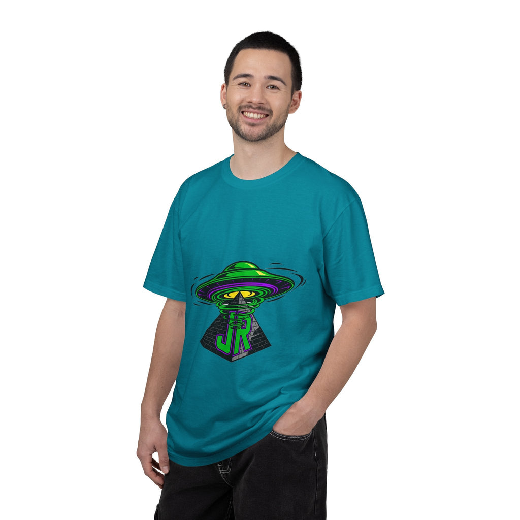 Alien Graphic T-Shirt, Cosmic Tee, Unisex Casual Wear, Perfect for Festivals, Gifts for Sci-Fi Fans, Unique Art Tee