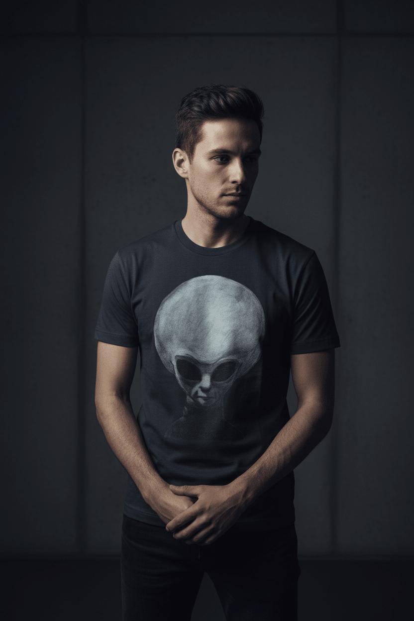 Alien Head Tee Minimal