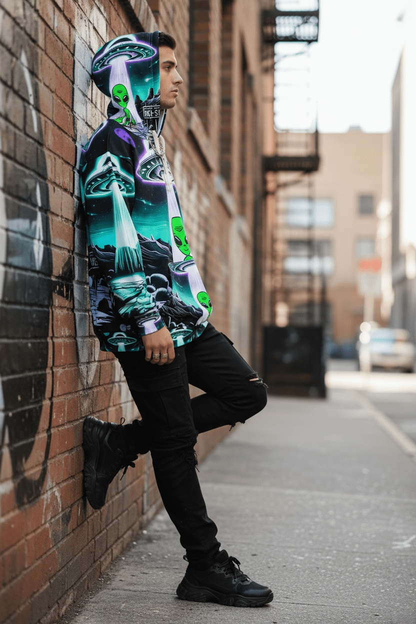 Side angle view