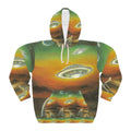 Alien Invasion Pullover Hoodie — Retro Contact Edition Printify